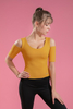 Women’s Lemon Quick Dry Breathable Fitness Workout Yoga Short Sleeve Top