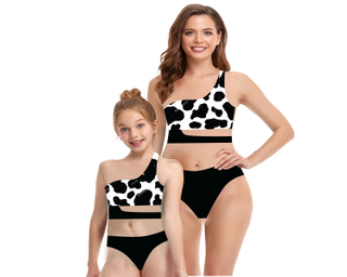 Printed Parent Child Bikini Suit