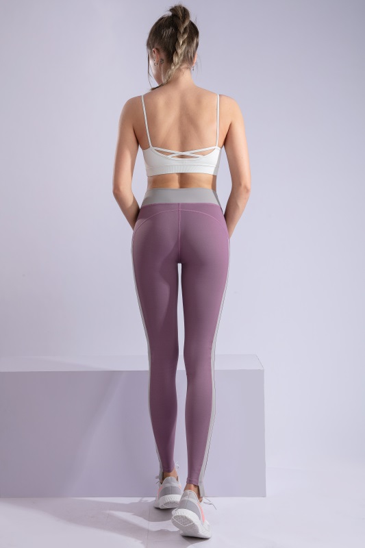 Women’s Purple Quick Dry Breathable Fitness Workout Yoga Leggings