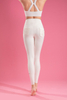 Women’s Cream Seamless Quick Dry Breathable Fitness Workout Yoga Leggings