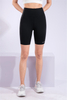 Women’s Black Quick Dry Breathable Fitness Workout Yoga Crops