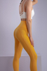 Women’s Yellow Quick Dry Breathable Fitness Workout Yoga Leggings