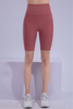 Women’s Dark Pink Seamless Quick Dry Breathable Fitness Workout Yoga Crops